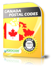 Canada Postal Code Gold Edition